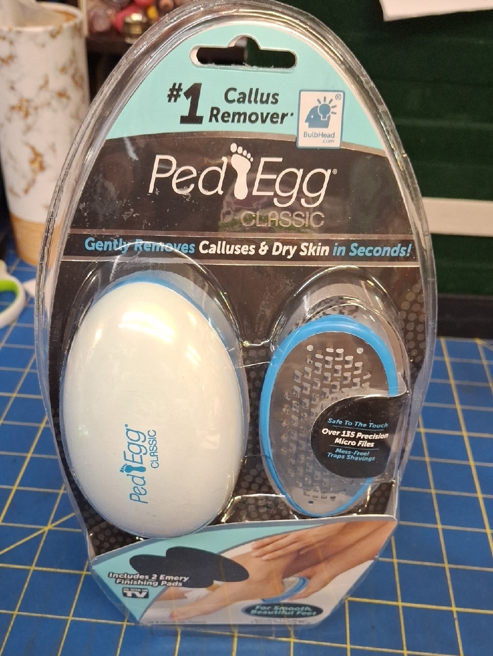 Ped Egg Classic Callus Remover - Electronic Foot File New Sealed Package